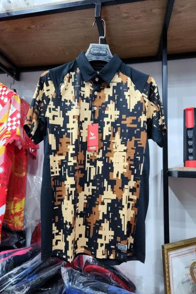 áo Kamito ping pong mẫu mới 2023 màu xanh