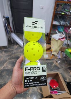 Bóng Pickleball Facolos F-Pro Performance (Hộp 3 quả)