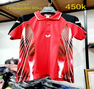 Áo Butterfly nội địa nhật qsd màu đỏ size L ms 04
