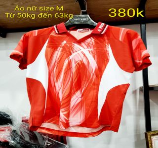 Áo Nittaku nội địa nhật qsd màu đỏ size M nữ ms 05
