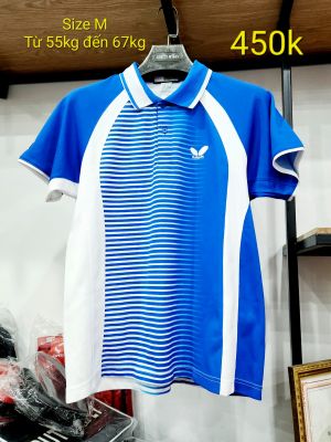 Áo Butterfly nội địa nhật qsd size M trắng xanh ms 08